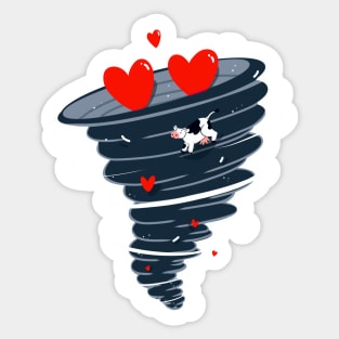 Kids tornado storm chaser design for kids that love tornadoes! Sticker